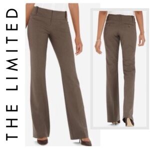 THE LIMITED COLLECTION Cassidy Fit Brown Trousers Sleek Chic Career Women 6S